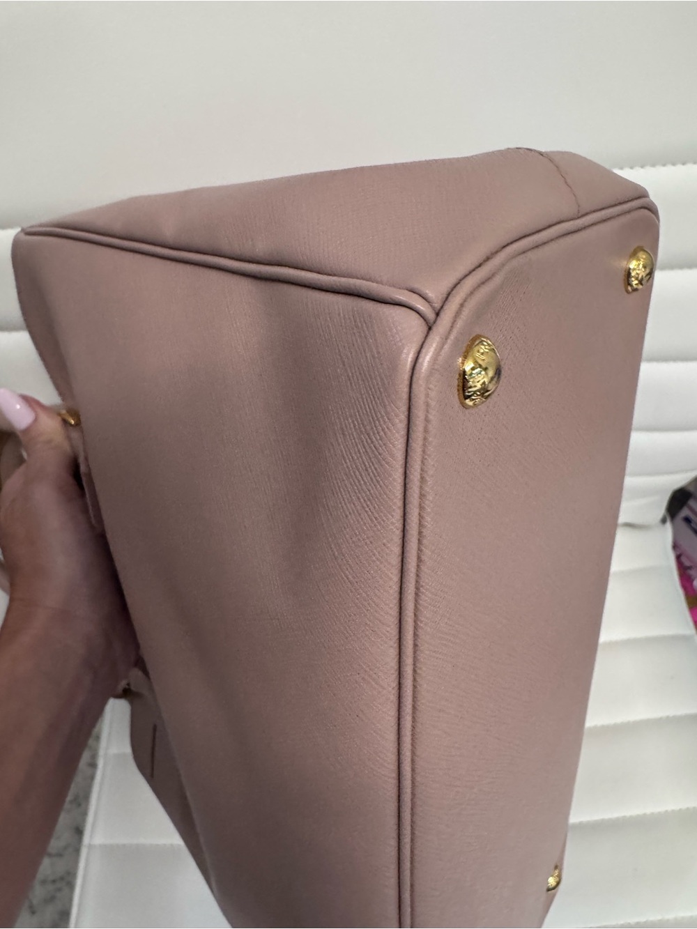 Prada Saffiano Galleria Tote in Dusty Rose - Picture 6 of 14